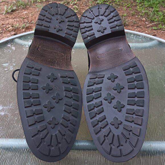 Men's Aston Grey Lollan Black Leather Ankle Boots Size 10.5 M - Picture 12 of 12